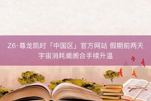 Z6·尊龙凯时「中国区」官方网站 假期前两天宇宙消耗阛阓合手续升温