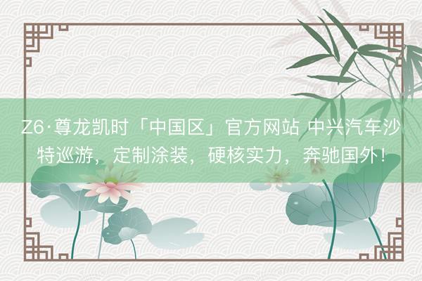 Z6·尊龙凯时「中国区」官方网站 中兴汽车沙特巡游，定制涂装，<a href=