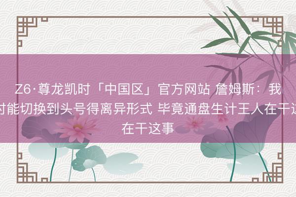 Z6·尊龙凯时「中国区」官方网站 詹姆斯：我随时能切换到头号得离异形式 毕竟通盘生计王人在干这事