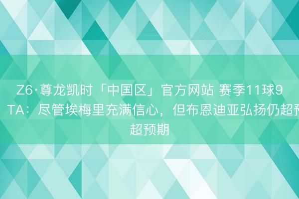 Z6·尊龙凯时「中国区」官方网站 赛季11球9助！TA：尽管埃梅里充满信心，但布恩迪亚弘扬仍超预期