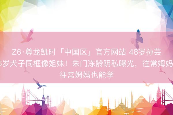 Z6·尊龙凯时「中国区」官方网站 48岁孙芸芸和26岁犬子同框像姐妹！朱门冻龄阴私曝光，往常姆妈也能学